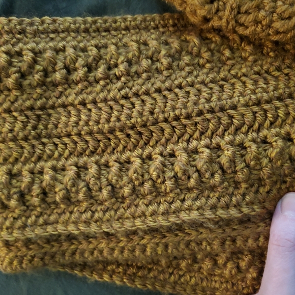 Mustard Hand Crochet Winter Set - Picture 2 of 2